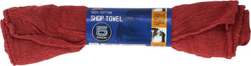 Carrand 40046 Shop Towel, Pack of 5