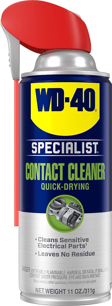 WD-40 Specialist Electrical Contact Cleaner Spray - Electronic & Electrical Equipment Cleaner. 11 oz. (Pack of 1) - 300554-E
