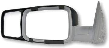 Fit System 80710 Snap-On Black Towing Mirror for Dodge Ram 1500/2500/3500, Pair