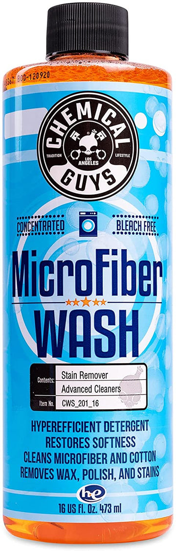 ChemicalGuys CWS_201_16 Microfiber REJUVENATOR Microfiber Cleaning Detergent (16ozl) 16 Ounce