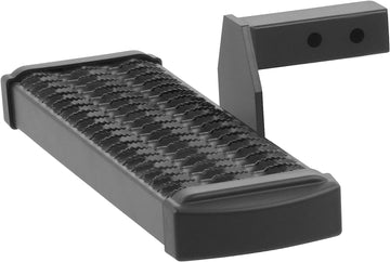 LUVERNE 415026-570015 Grip Step 7-Inch x 26-Inch Black Aluminum Hitch Step with 6-Inch Drop for 2-Inch Receiver