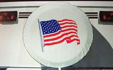 ADCO 1785 Red/White/Blue Tire Cover Size F