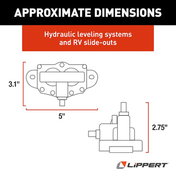Lippert 118246 Polarity Reversing Solenoid for Hydraulic Power Units