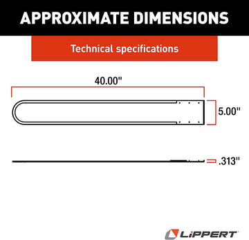 Lippert 134993 RV Carpet Protection Slide-Out Slicker
