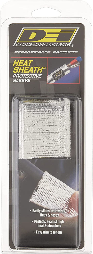 DEI 010403 Heat Sheath 3/4 inch I.D. x 3ft Aluminized Sleeving for Ultimate Hi-Temp Protection 3/4" I.D.