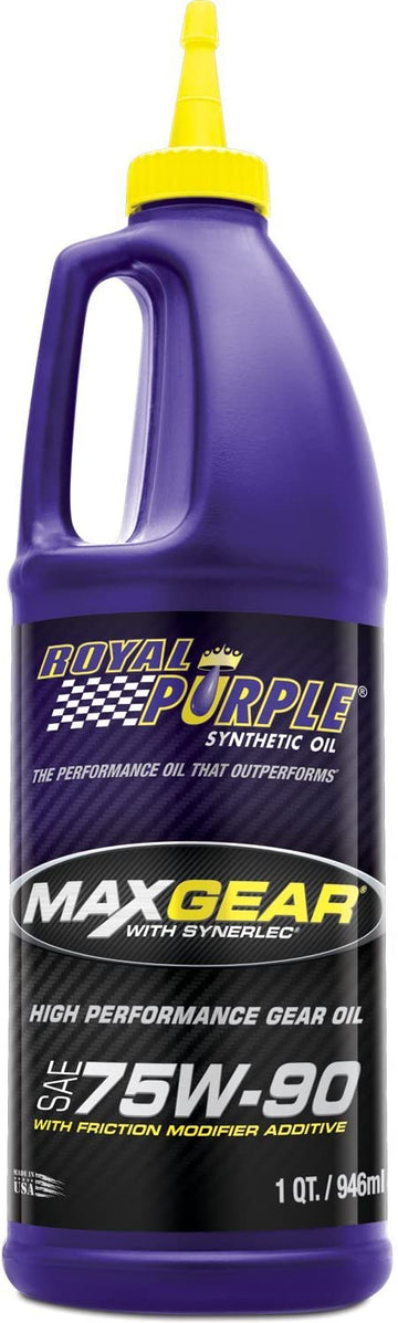 Royal Purple ROY01300 Max Gear 75W-90 High Performance Synthetic Automotive Gear Oil, 1 Quart Bottle 1 Quart (32 Ounces)