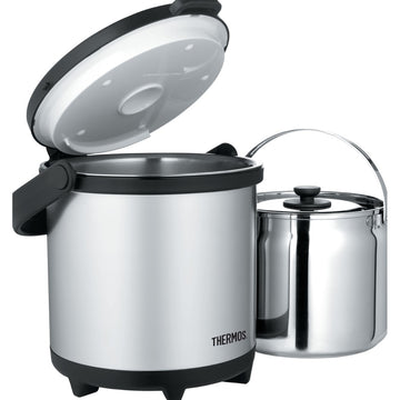 Thermos Cook & Carry System - Stainless Steel/Black - 4.7 Qt
