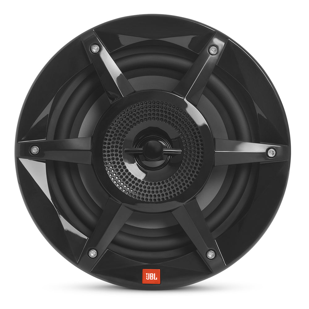 JBL 8" Coaxial Marine RGB Speakers - Black STADIUM Series