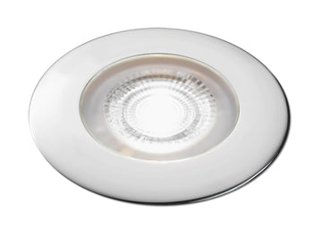 Aqua Signal Atlanta LED Downlight - White/Red LED w/Chrome Housing