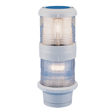Aqua Signal Series 40 Masthead/Anchor Deck Mount Combo Light - 24V - White Housing