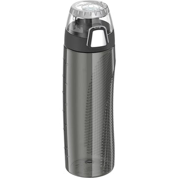 Thermos Hydration Bottle w/Rotating Intake Meter - BPA Free - 24oz - Smoke