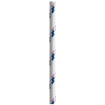 New England Ropes 5/16" x 600' Sta-Set Polyester Cover with Polyester Braided Core - Blue Fleck