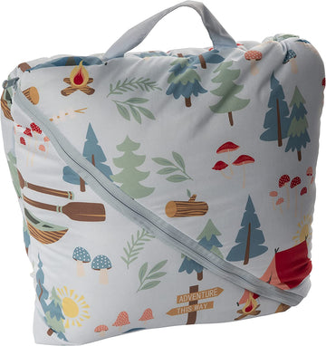 Lippert 2022107838 Thomas Payne Kids Sleeping Bag with Pillow - Campsite Print
