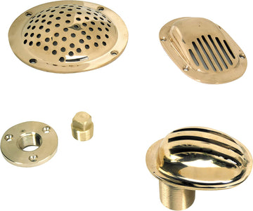 Whitecap S-5051C Bronze Garboard Drain and Plug - 2" Diameter x 1/2" Thread