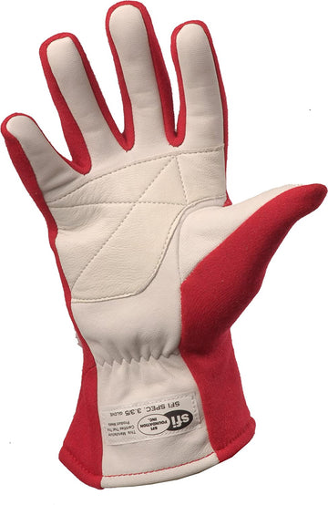 Gforce Racing Gear 4101XLGRD G5 Red X-Large Junior Racing Gloves X-Large Red