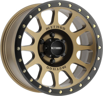 Method Race Wheels 305 NV Method Bronze/Black Street Loc 18x9" 6x5.5", 18mm offset 5.75" Backspace, MR30589060918