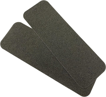 MEGAWARE KEELGUARD Grip Guard, Anti-Slip Safety Tape, Pre-Cut Strips (2 Pack), 15in X 5in (38cm X 12.7cm), Black Traction Grip