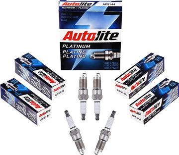 Autolite Platinum AP5144 Automotive Replacement Spark Plugs (4 Pack)
