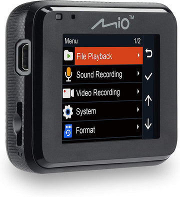 Mio MiVue C320 Car Dash Camera, 1920 x 1080P@30Fps, 2.0inch Display, Micro SD Card 16GB