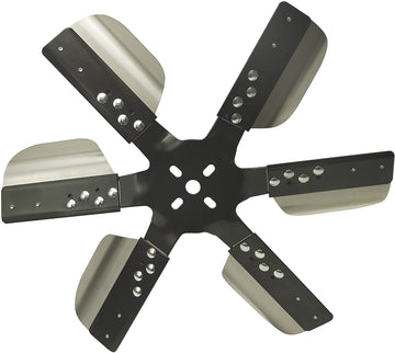 Derale 17617 Heavy Duty Fan Blade Series 1000 17" Stainless Steel Flex Fan Reverse Rotation