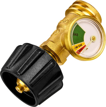 Flame King YSN-212 Propane Cylinder Gas Gauge Meter Gas Pressure Meter