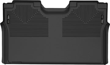 Husky Liners 53491 Black X-act Contour 2nd Seat Floor Liner Fits 2015-2019 Ford F-150 Super Crew Cab, 2017-2019 Ford F-250/f-350 Super Duty Crew Cab Pickup Without Factory Storage Box Black X-act Contour 2nd Seat Floor Mat (Full Coverage) SuperCrew