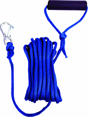 Solid Braided Launch Line with Hook and Foam Grip