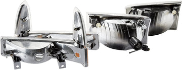 Xtune HD-JH-FF25099-AM-C Ford Superduty Headlight Chrome