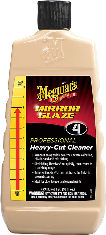 Meguiar's M0416 M4 Mirror Glaze Heavy-Cut Cleaner - 16 oz.