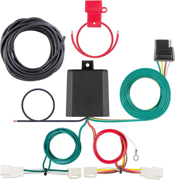 CURT 56434 Vehicle-Side Custom 4-Pin Trailer Wiring Harness, Fits Select Toyota RAV4