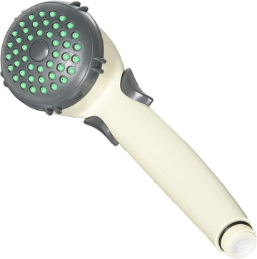 Valterra Phoenix Faucets by PF276035 Single-Function Handheld Shower Head with Trickle Shut-Off - Biscuit