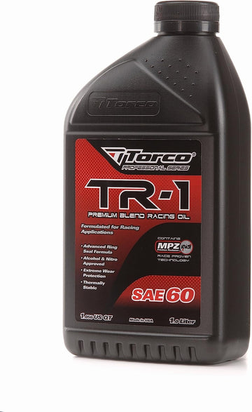 Torco A140060CE TR-1 60W Racing Oil, 1-Liter Bottle