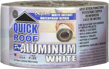 Cofair WQR325 White 3"X25' Quick Roof Tape