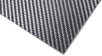 Grant 211 Real Carbon Fiber Sheet; High Gloss Finish; 19.4 Inches X 48 Inches