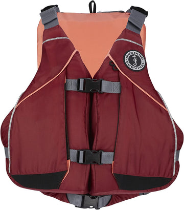 Mustang Survival - Moxie Foam Adult PFD (Merlot/Coral - M/L)