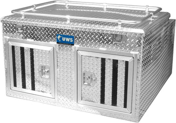 UWS DB-4848N 48" Northern 2-Door Deep Dog Box with Divider