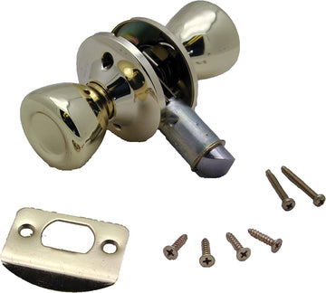 AP Products 013-203 Passage Door Knob, Polished Brass
