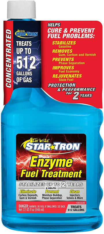 Star Brite 093032 Tron Enzyme Fuel Treatment Concentrated Gas Formula - 32 oz