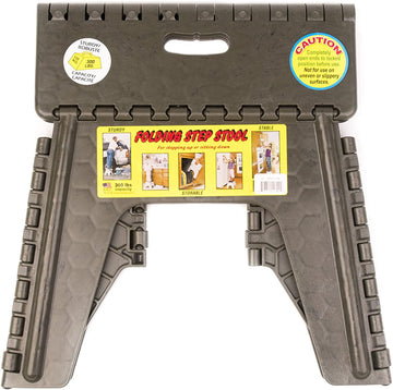 B & R Plastics 103-6CF EZ Foldz 12" Step Stool