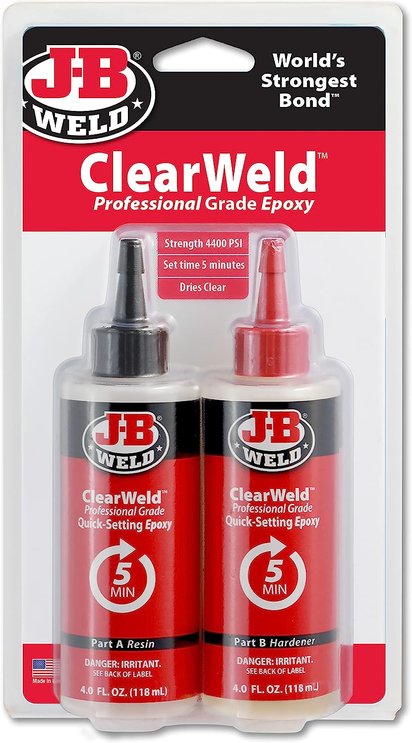 JB Weld 50240 Jb Clearweld Epoxy 8oz, 8 Fl Oz