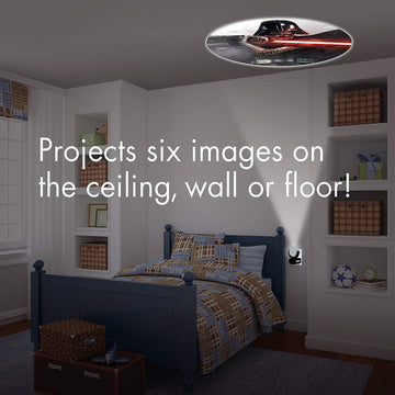 Projectables LED Night Light Projector, Plug-in, Dusk-to-Dawn, Collector’s Edition, Ceiling, Wall, or Floor, Ideal for Bedroom, Nursery, 43646, Star Wars | 6-Image