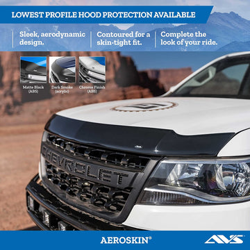 Auto Ventshade 322115 Large Aeroskin Acrylic Hood Shield