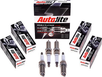 Autolite APP5224-4PK Double Platinum Spark Plug, Pack of 4