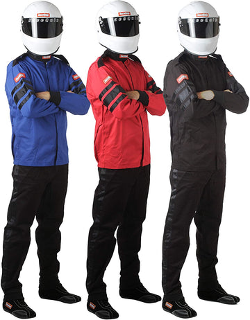 RaceQuip 111007 111 Series XX-Large Black SFI 3.2A/1 Single Layer Driving Jacket