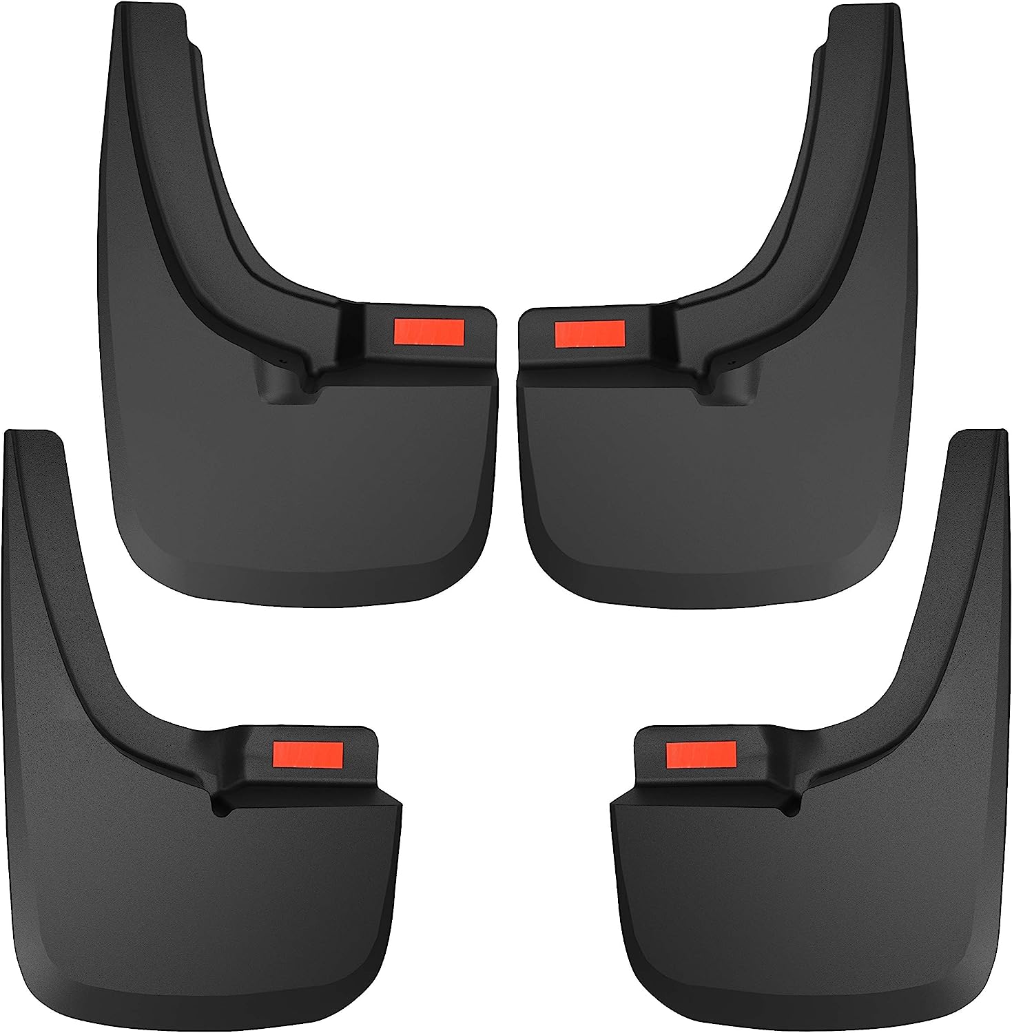 Husky Liners - Front Mud Guards | 2019-2022 Ford Ranger (Excludes Tremor), Front Set - Black, 2 Pc | 58516