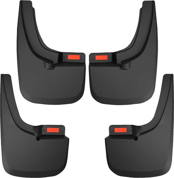 Husky Liners - Front Mud Guards | 2019-2022 Ford Ranger (Excludes Tremor), Front Set - Black, 2 Pc | 58516