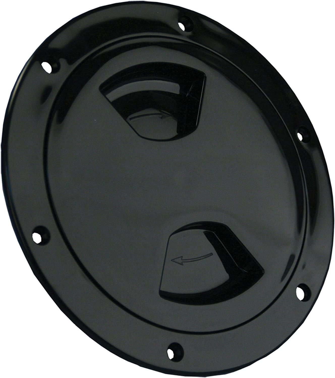 JR Products 31015 Black 4-Inch Access/Deck Plate 4-Inch Black