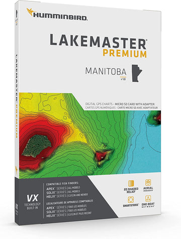 Humminbird 602019-1 LakeMaster Premium - Manitoba V1