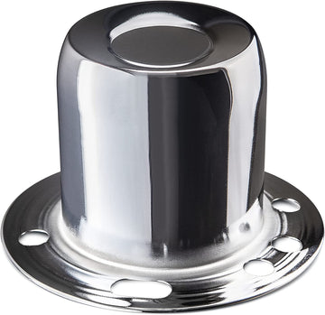 Topline Products C127 Chrome 4.25" Wheel Center Cap | Closed End Derby Push-Through Design