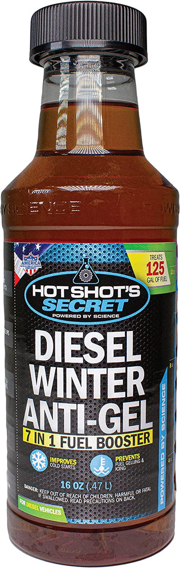 Hot Shot's Secret Diesel Winter Anti-Gel 16 Ounce Round Bottle, Amber (P403316Z)
